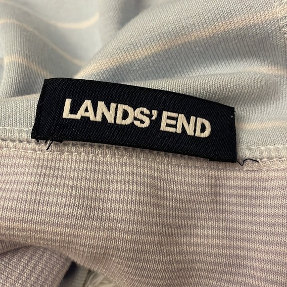 LAND’S END Women’s striped RELAXED FIT  REVERSIBLE TOP.  SIZE LARGE - Picture 14 of 16